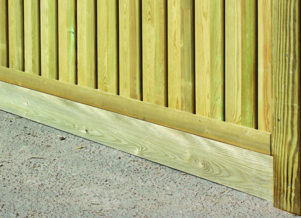 timber slotted gravel board