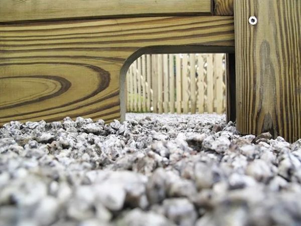 Hedgehog friendly gravel board slotted 1