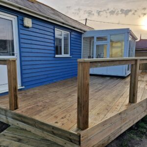 Heavy duty decking installation camber east sussex