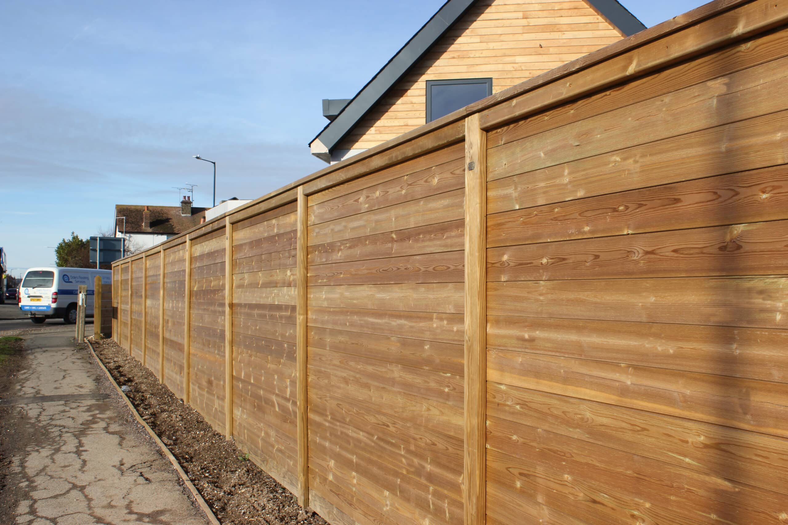 acoustic fence installation
