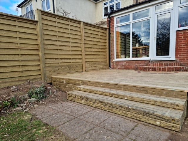 Hit & Miss fencing & Decking installed Canterbury 9