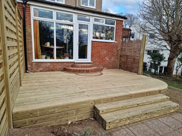 Hit & Miss fencing & Decking installed Canterbury 11