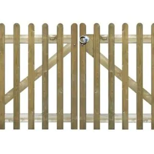 pair palisade rounded top gates