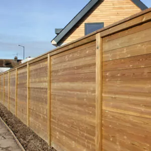 acoustic fence installation